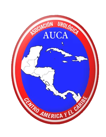 Home Logo of the Asociación Urológica Centroamericana y del Caribe (AUCA), representing urological professionals in Central America and the Caribbean